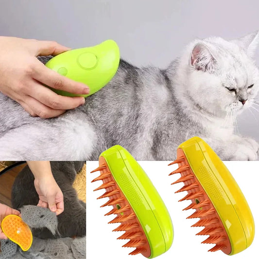 Electric Cat Brush | Cat Grooming Brush | Pets Market Dubai