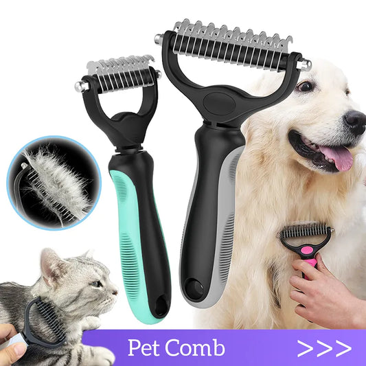 Fur-Free Grooming: Pet Hair Removal Comb & Grooming Tool